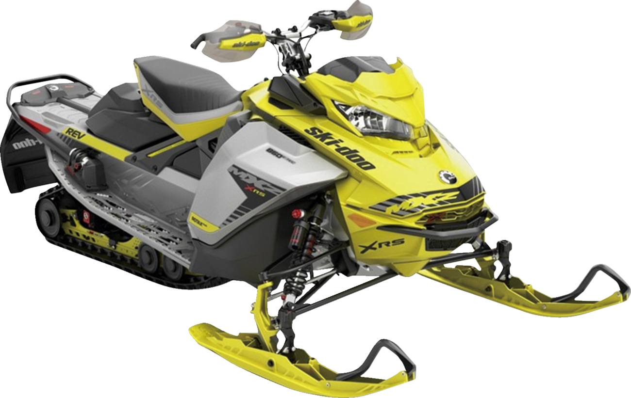NEW RAY TOYS Mini Can-Am Ski-Doo Snowmobile - Can-Am Ski-Doo Snowmobile / 1:20 Scale / Yellow/Black 7001-0057