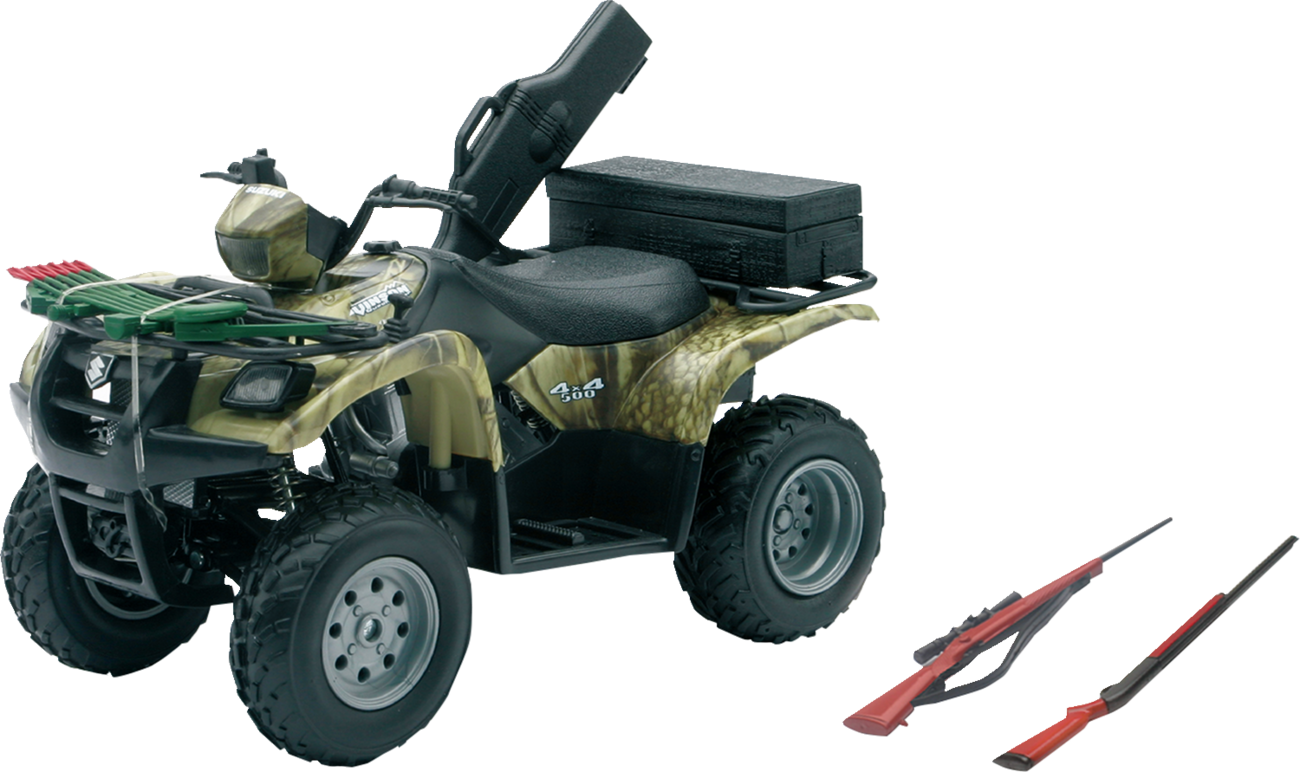 NEW RAY TOYS Mini Suzuki ATV - Suzuki Vinson Auto 500 4X4 Camo / 1:12 Scale / Camo 7001-0083