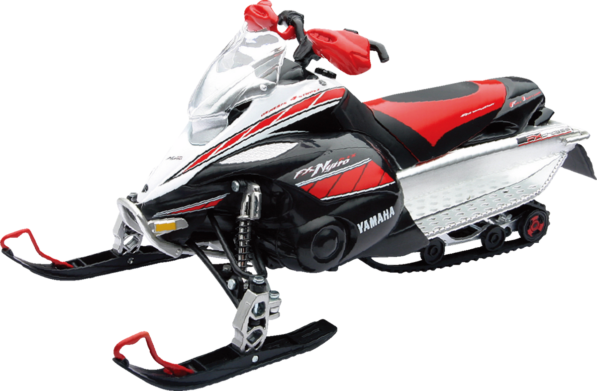 NEW RAY TOYS Mini Yamaha FX Snowmobile - Yamaha FX Snowmobile / 1:12 Scale / Black/Red/Silver 7001-0058