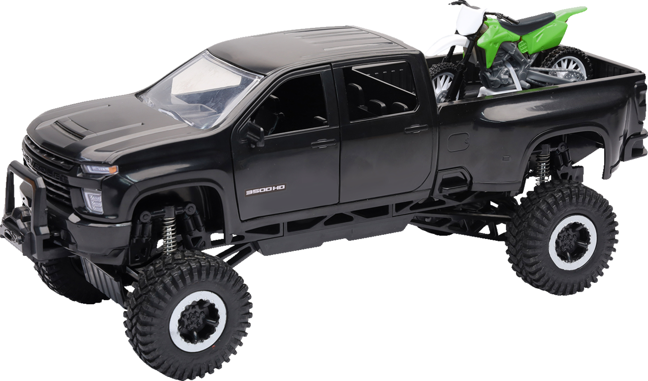 NEW RAY TOYS Offroad Pick Up Truck with Dirt Bike