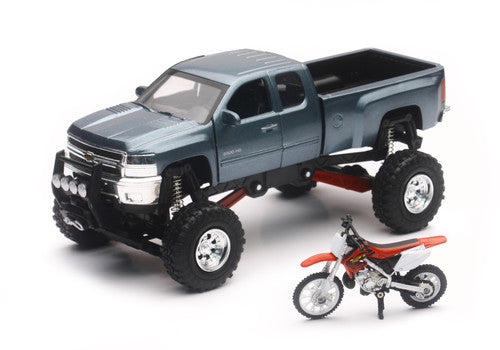 NEW-RAY Truck w/Dirt Bike Replica - SS-54426