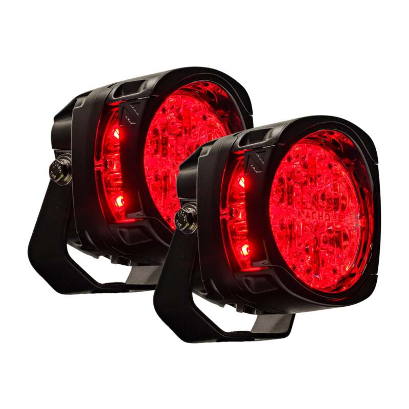 Nacho Offroad Technology Nacho Lighting Quatro Chase - Red (Pair) - PM455RD