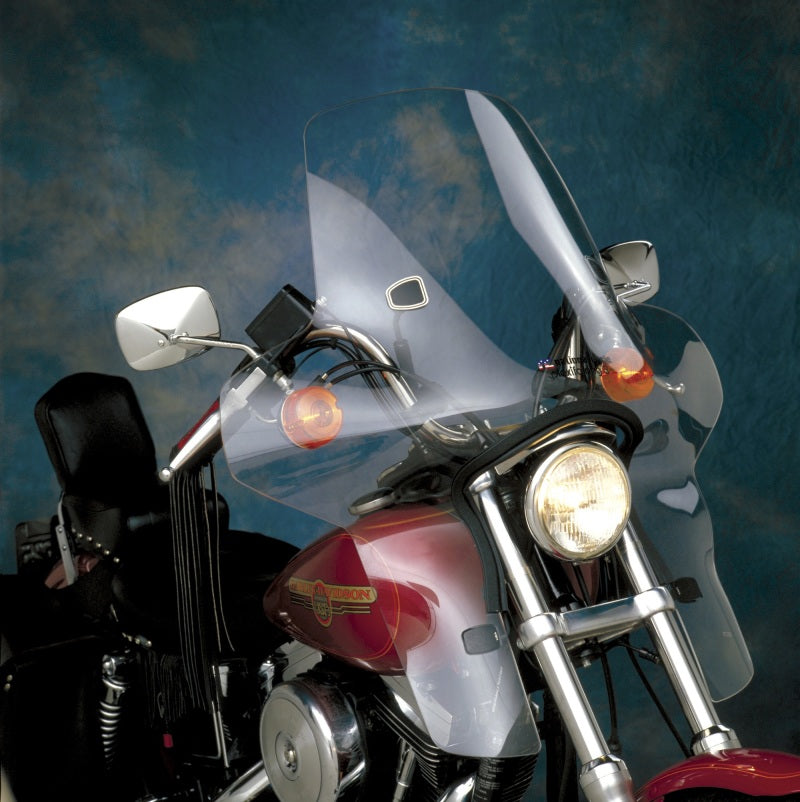 National Cycle 1988-2021 Harley XL/FXR/FXD/1986-1991 BMW R80G/R100GS/2015-2023 Ducati Scrmblr Plexifairing 3-Clr - N8513-01