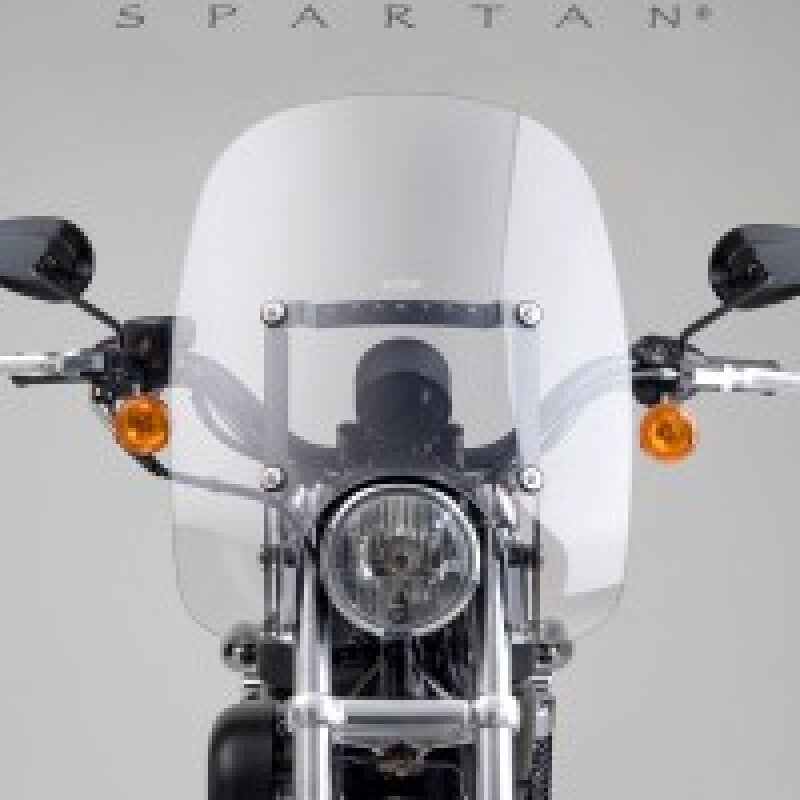 National Cycle 1988-2022 Harley-Davidson XL 39 mm. Spartan Windshield 17 in. Narrow-Clear - N21302