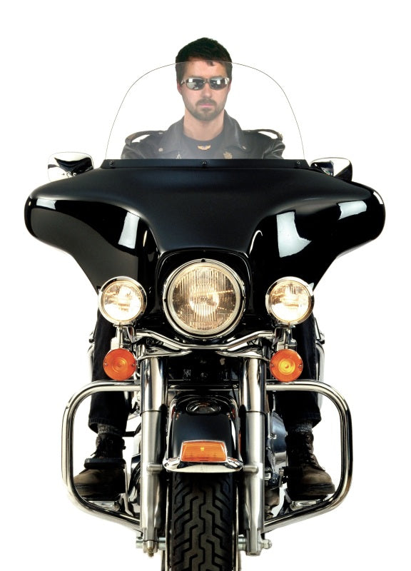 National Cycle 1996-2013 Harley-Davidson FLHT/FLHX/FLHTK/SE Touring Std 12 in. Windshield - Clear - 20050