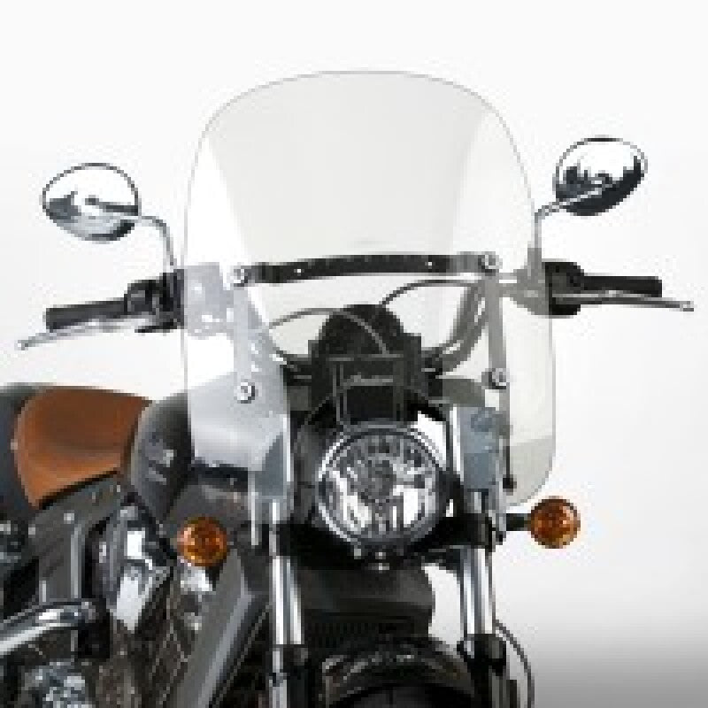 National Cycle 2001-2016 Hon/ 15+ Ind/ 2005-2009 Suz/ 2010-2018 Tri/ 2003-2015 Vic Spartan Windshield 17 in-Clear - N21303