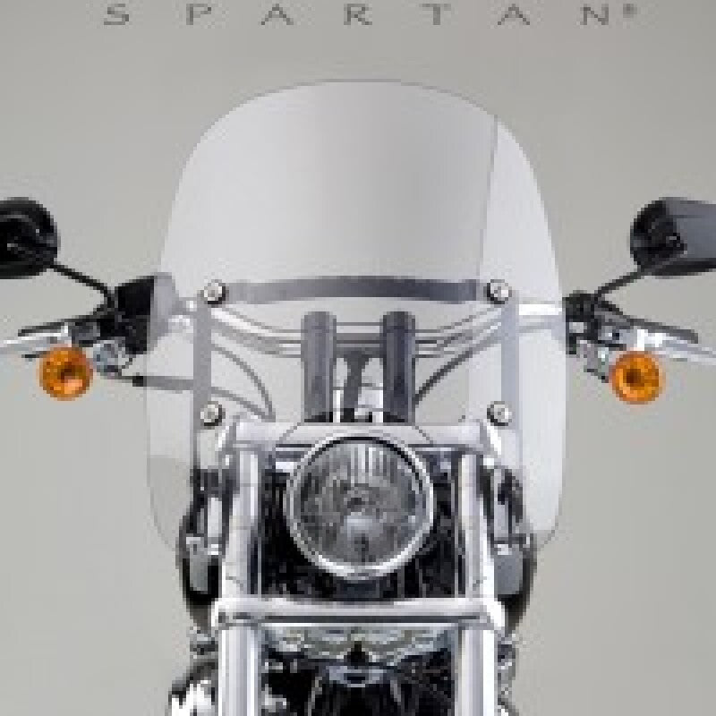 National Cycle 2006-2017 HD FX Glide/ 1983-2005 FX/ 1984-2013/2018-2022 FX Softail Spartan Windshield 17 in.-Clear - N21301