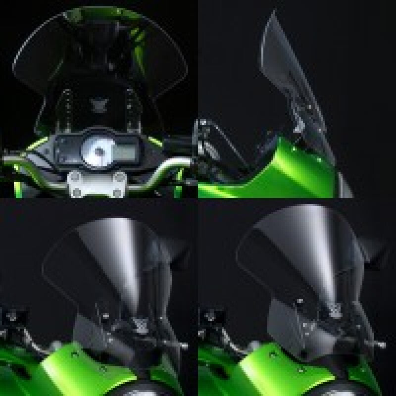National Cycle 2008-2009 Kawasaki KLE650 Versys V Stream/ Wave Mid/Std. Windshield - Clear - N20100