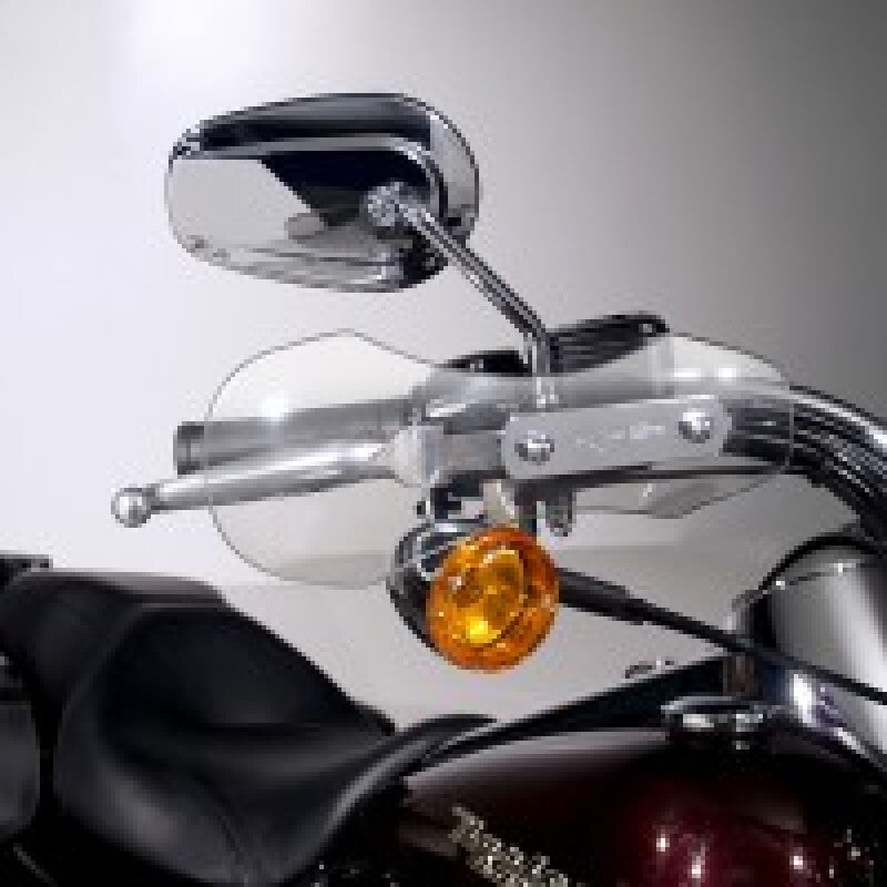 National Cycle 2008-2017 Harley-Davidson FXDWG/FXDF/2020-2022 FXLRS/2012-2015 FLD Hand Deflectors-Lt Tint - N5545