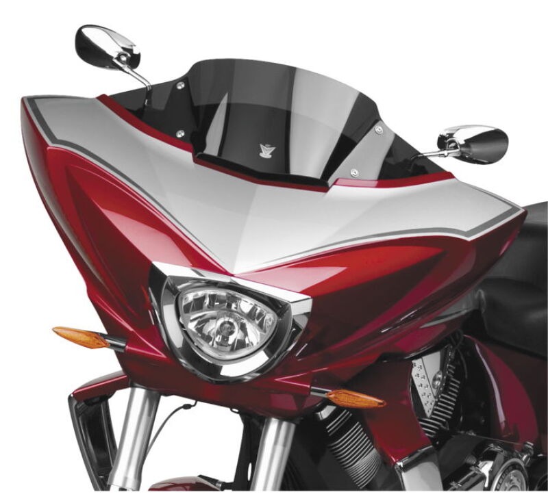 National Cycle 2010-2017 Victory Cross Country/Tour/8-Ball/Magnum V Stream Low Windshield - Dark Tint - N20702