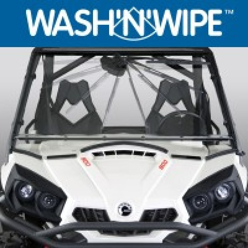 National Cycle 2011-2020 Can-Am 800-1000 Commander/MAX Wash-n-Wipe Full Windshield - N30402