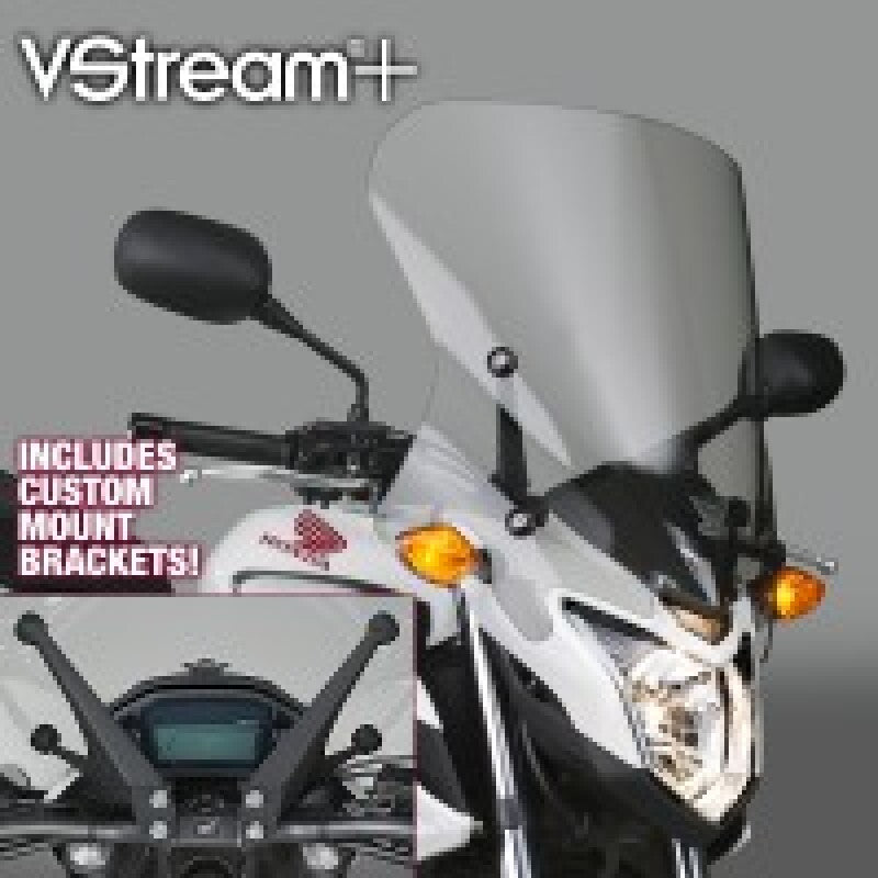 National Cycle 2013-2018 Honda CB500F- V Stream/ Wave Mid/Std. Windshield-Tinted - N20055
