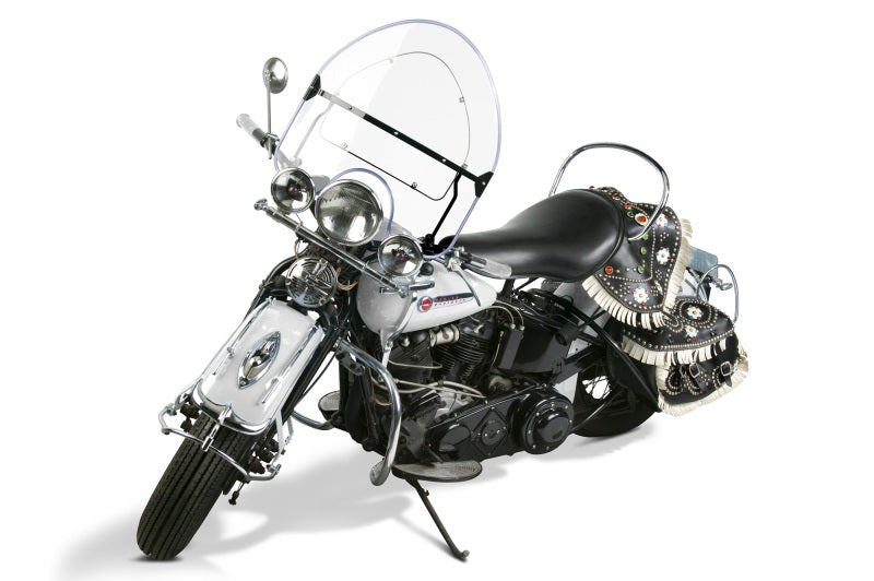 National Cycle 2036-2047 Harley-Davidson Knucklehead/1948 PanHead Vintage Round Top Windshield-Clear - N2200
