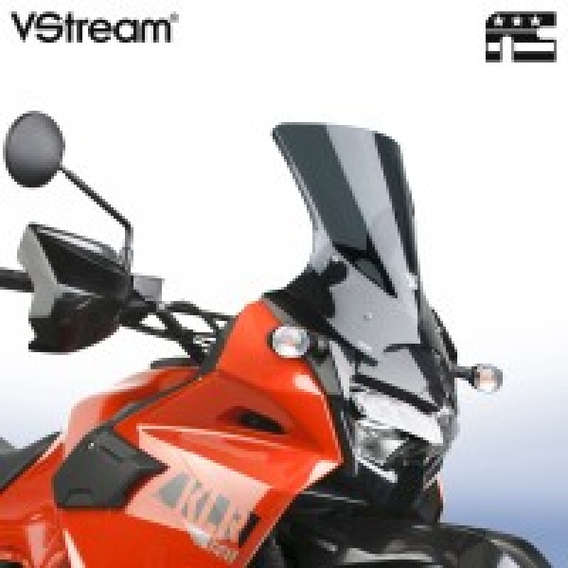 National Cycle 22+ Kawasaki KLR650 V Stream/ Wave Low Windshield-Dark-Tint - N20139A