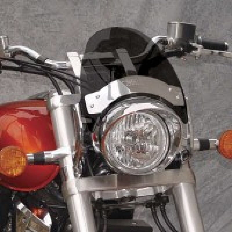 National Cycle Fits Up to 43 mm. O.D. Flyscreen-Chrome Dark Tint - N2533