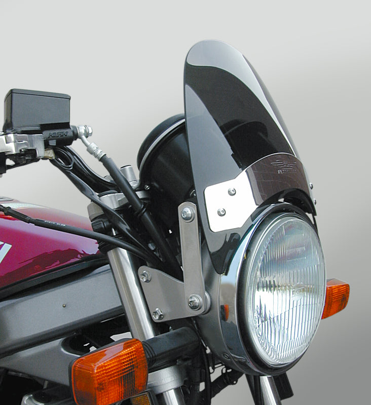 National Cycle Flyscreen Headlight Mount-Chrome Lt. Tint - N2543