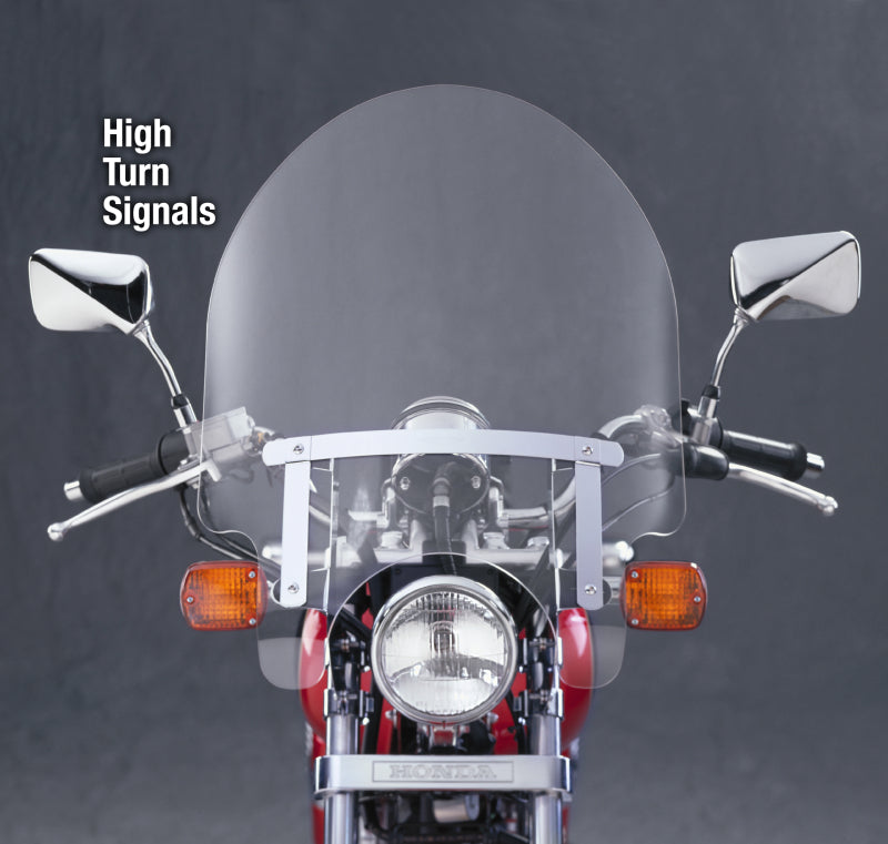 National Cycle Harley/ Honda/ KYMCO/ Suzuki Dakota 3.0 Windshield Hi-Turn Signals - N2320