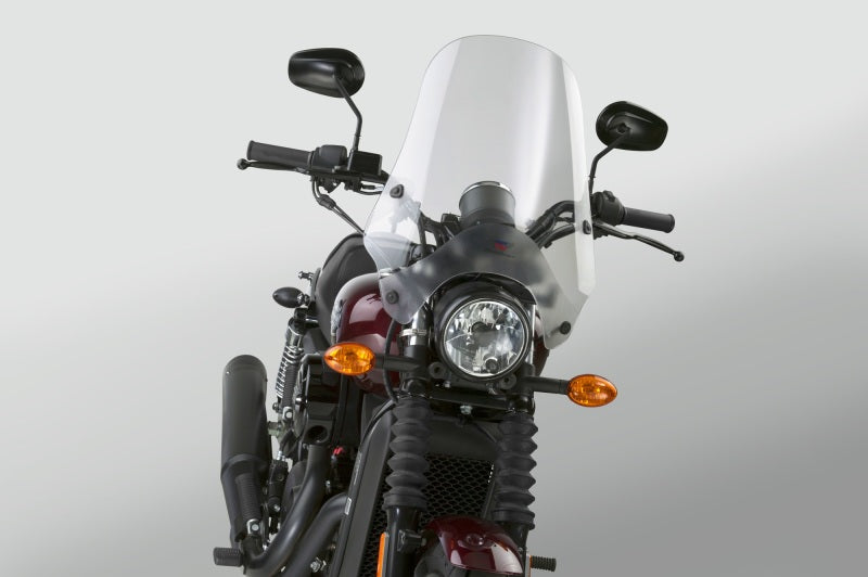 National Cycle Street Shield w/ Handlebar 7/8 and 1 in. U-Clamp - Clear - N25000