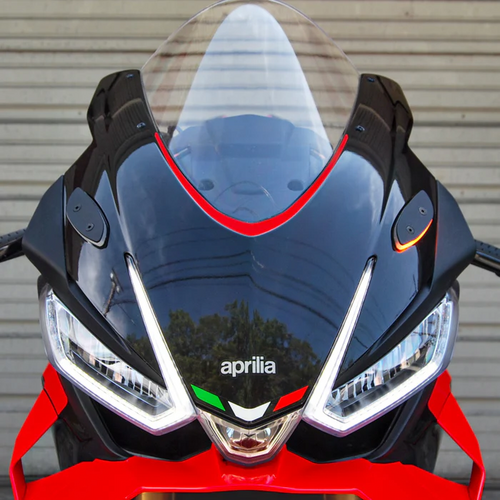 New Rage Cycles MIRROR BLOCK OFF TURN SIGNALS APR - RSV4-MBO-25