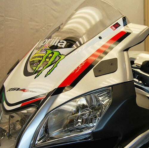 New Rage Cycles Mirror Block Off Plates - RSV4-MBO