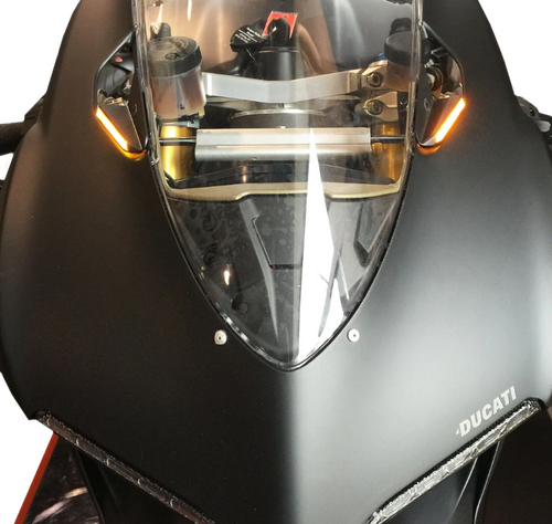 New Rage Cycles Mirror Block Off Turn Signals - 899-MBO