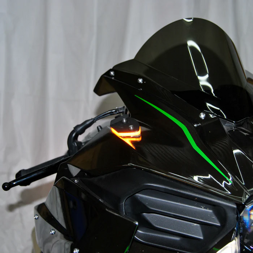 New Rage Cycles Mirror Block Off Turn Signals - H2-MBO