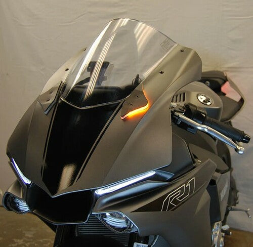 New Rage Cycles Mirror Block Off Turn Signals - R1-MBO