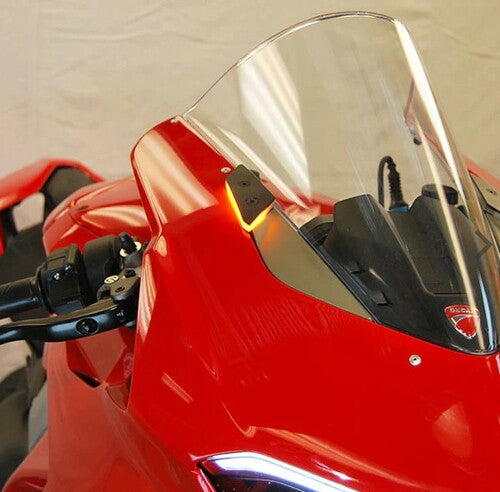 New Rage Cycles Mirror Block Off Turn Signals - V2-MBO