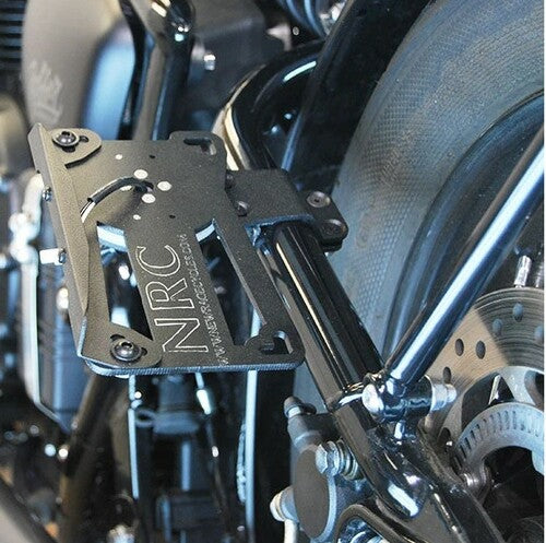 New Rage Cycles Side Mount License Plate - BOBBER-SIDE