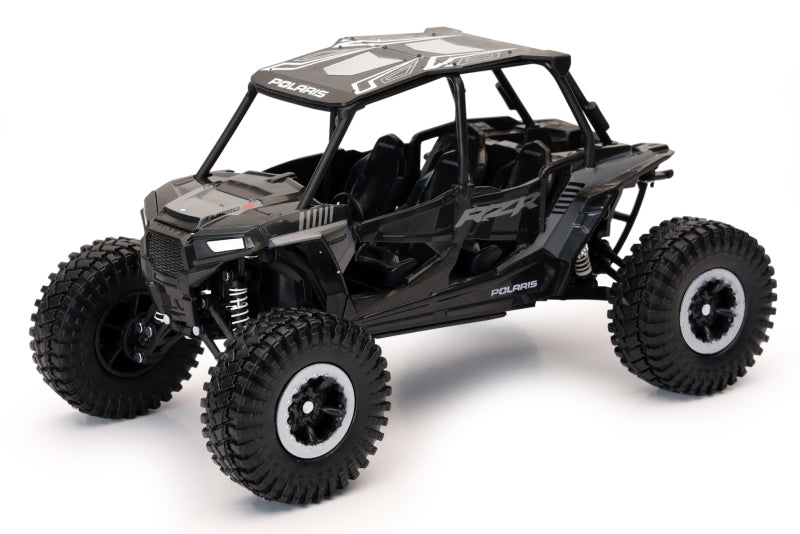 New Ray Toys Polaris RZR XP 4 Turbo Rock Crawler (Titanium Metallic) Scale - 1:18 - 57976C