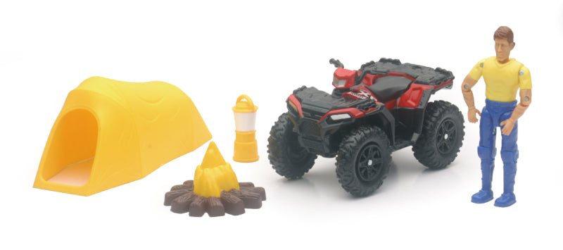 New Ray Toys Polaris Sportsman XP1000 Camping Set/ Scale - 1:18 - SS-37436
