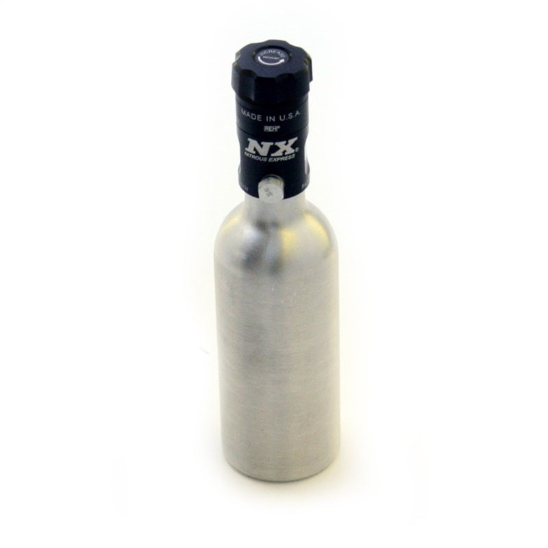 Nitrous Express 3.5oz Mini-Bottle w/Motorcycle Valve (2 Dia x 7.33 Tall) - 11020
