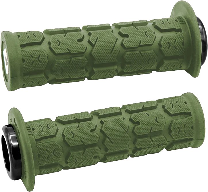 ODI Ruffian Half Waffle Lock-on Grips - J33RGAG-B