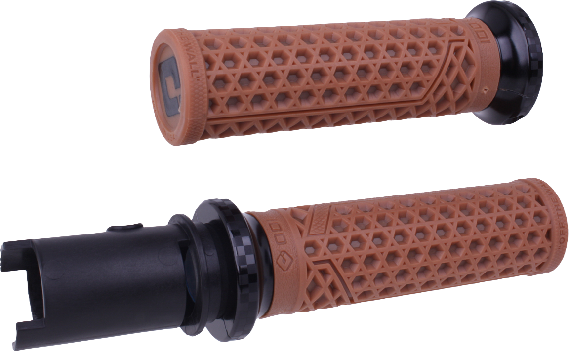ODI V-TWIN LOCK-ON; VANS SIGNATURE `23-24 CVO GUM RUBBER/CHECKER - V31VHTCGR-BC