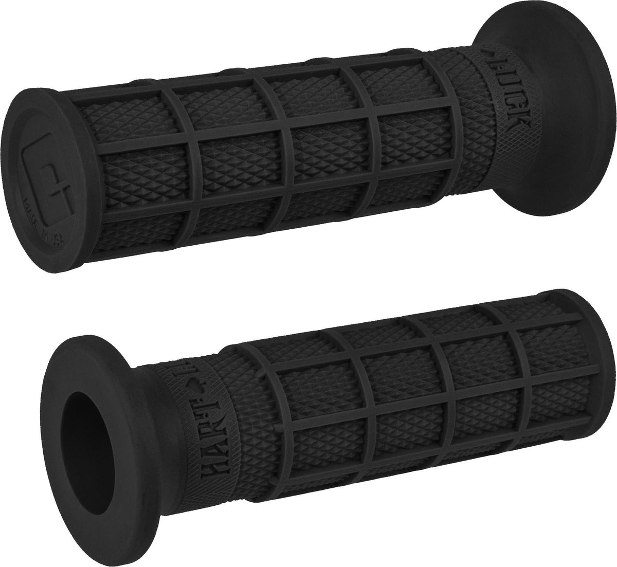 ODI VTwin Waffle Grips - V02FWB