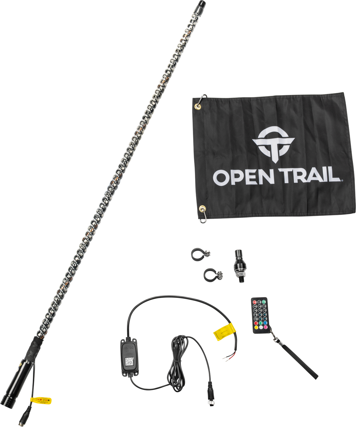 OPEN TRAIL Standard 360° RGB LED Whip - DNA102-4FT