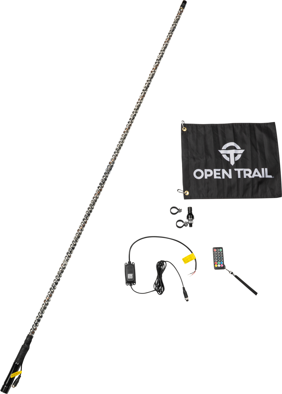 OPEN TRAIL Standard 360° RGB LED Whip - DNA102-6FT