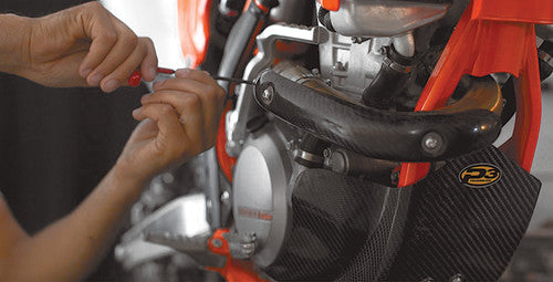 P3 Carbon Fiber Header Heat Shield - 201075