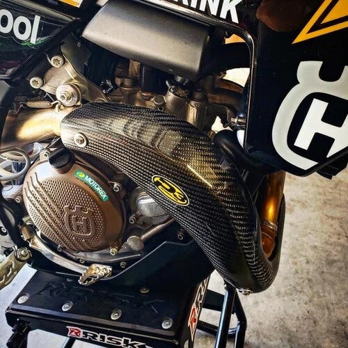 P3 Carbon Fiber Header Heat Shield - 201086