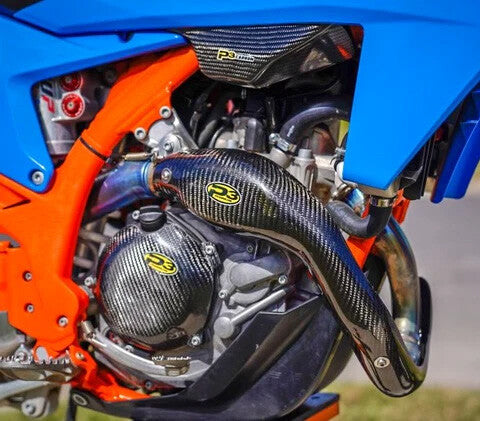 P3 Carbon Fiber Header Heat Shield - 201088-FMF