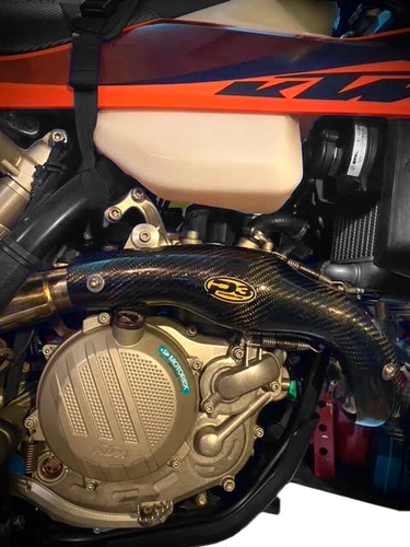 P3 Carbon Fiber Header Heat Shield - 201089