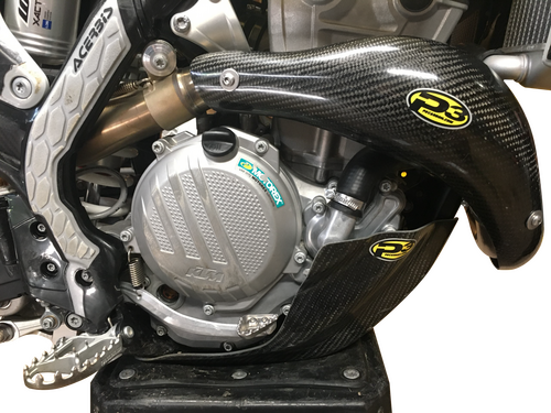 P3 Carbon Fiber Header Heat Shield - 201101