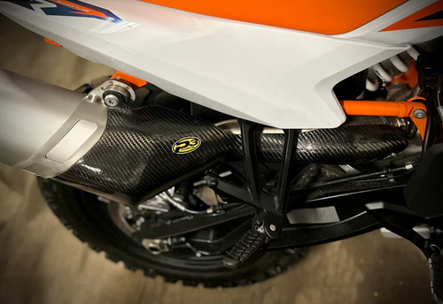 P3 Carbon Fiber Header Heat Shield - 201205