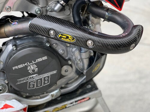 P3 Carbon Fiber Header Heat Shield - 205074