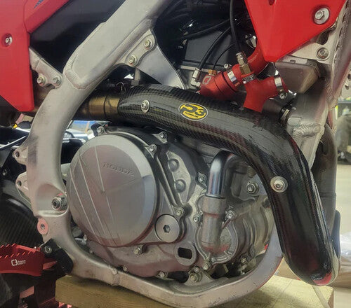 P3 Carbon Fiber Header Heat Shield - 205083