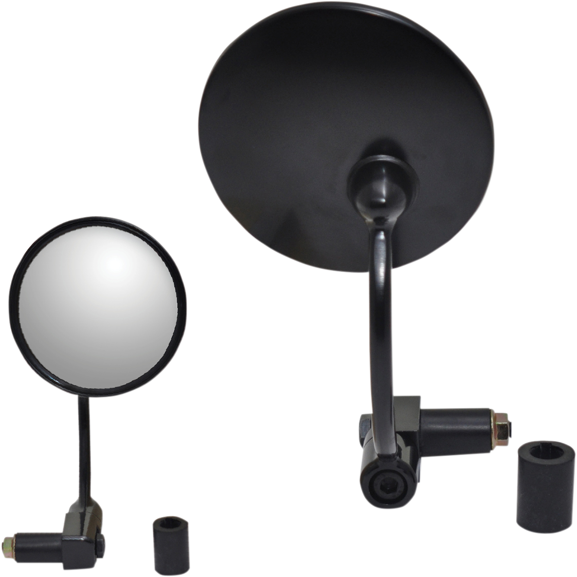 P4M Bar End Mirror — Round - Mirror / Bar End / Round / Black / 7/8" 0640-0931