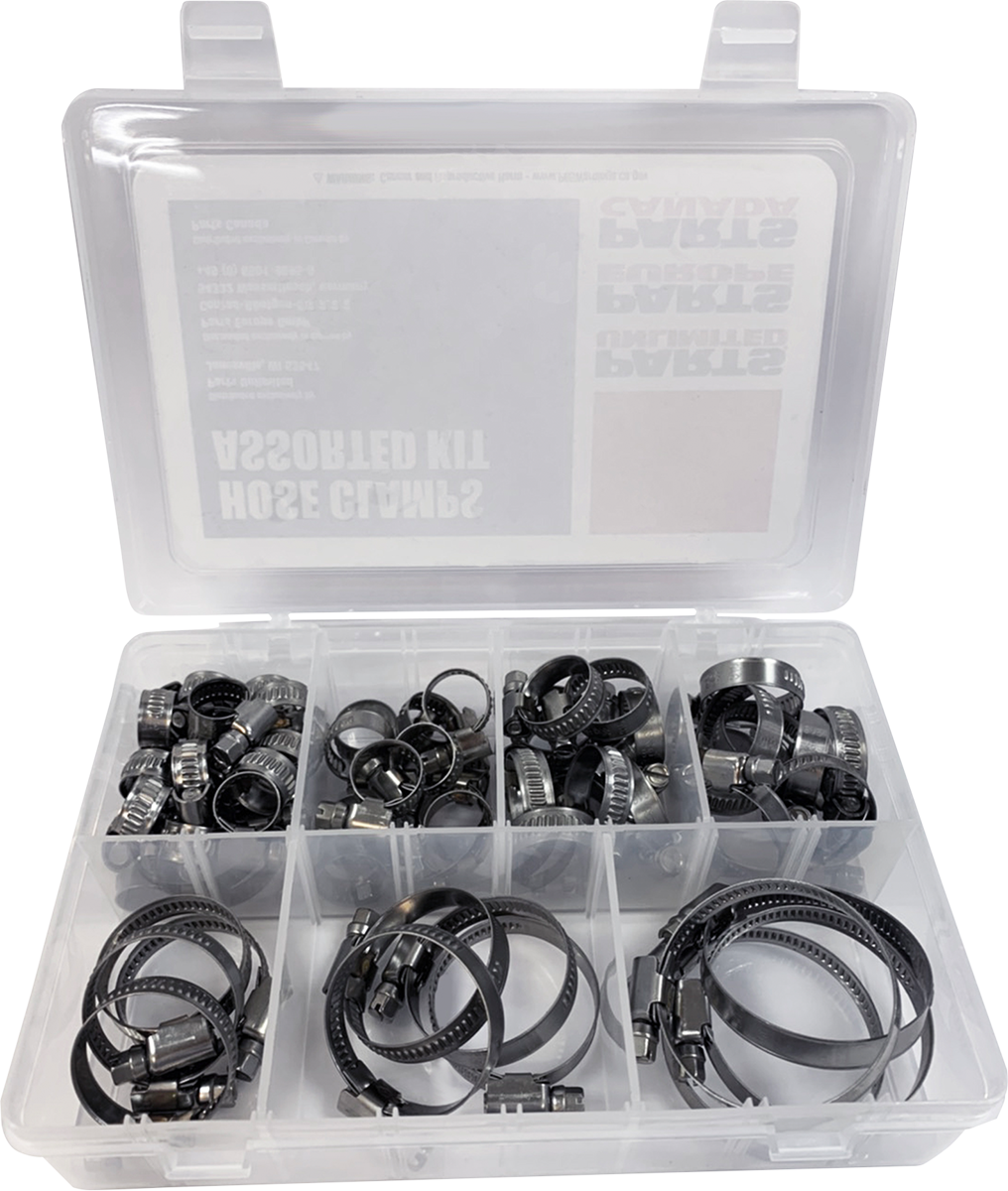 P4M Hose Clamp Kit - Assortment Kit / Hose Clamp / 60-Pieces 2402-0279