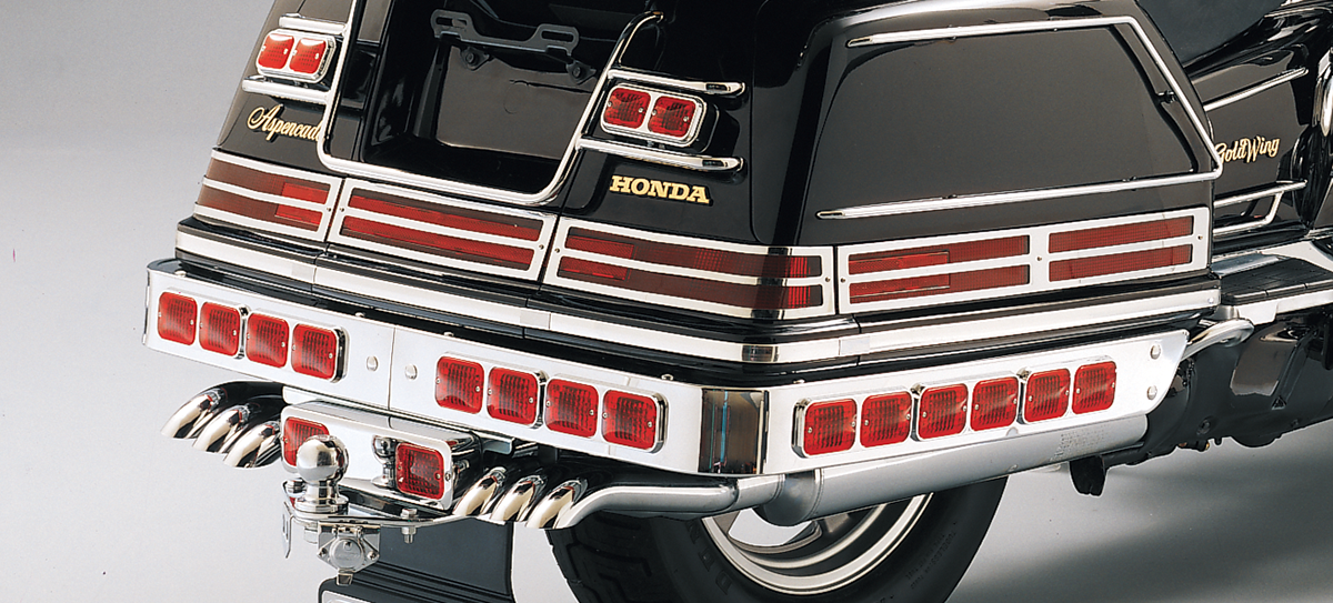 P4M Saddlebag Lens Grille Set - Chrome / Honda / GL DS-719706