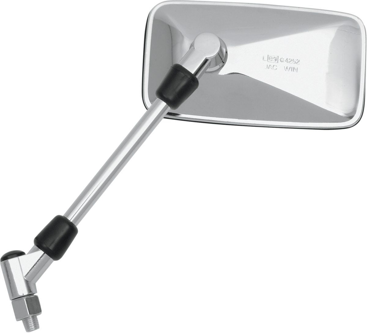 P4M Universal Chrome Mirror — Rectangle - Mirror / Side View / Rectangle / Chrome 0640-0344