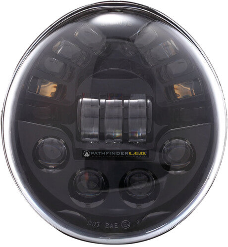 PATHFINDER V-ROD HEADLIGHT BLACK - V2VRDB